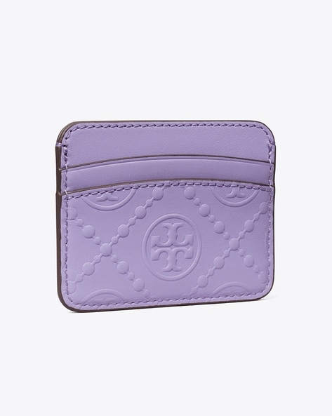 Tory Burch T Monogram Patent Embossed Bi-Fold Wallet