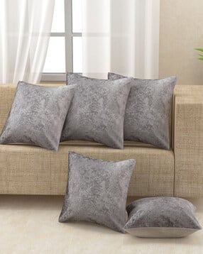 nendle Set of 5 Velvet Cushion Covers 16" x 16"-picture-12