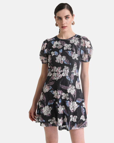 Buy Kazo Brown Printed Dress for Women Online @ Tata CLiQ