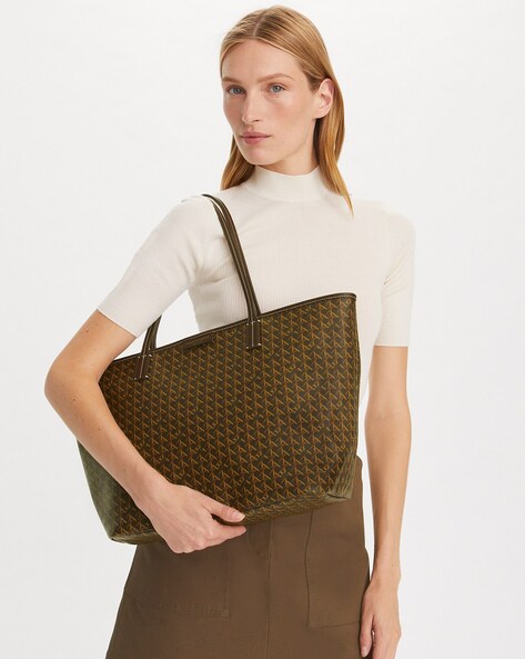 Westley Small Pebbled Leather Chain-Link Tote Bag