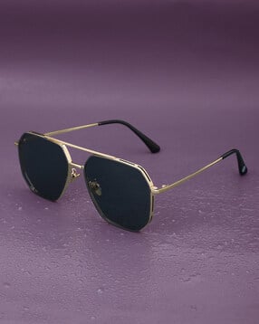 carlton london Premium Men Polarised UV Protected Lens Rectangle Sunglasses - CLSM135-picture-37