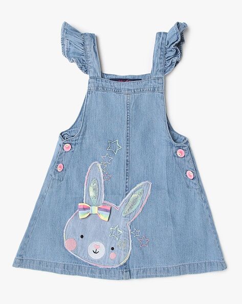 Buy Blue Dungarees for Infants by INF FRENDZ Online Ajio