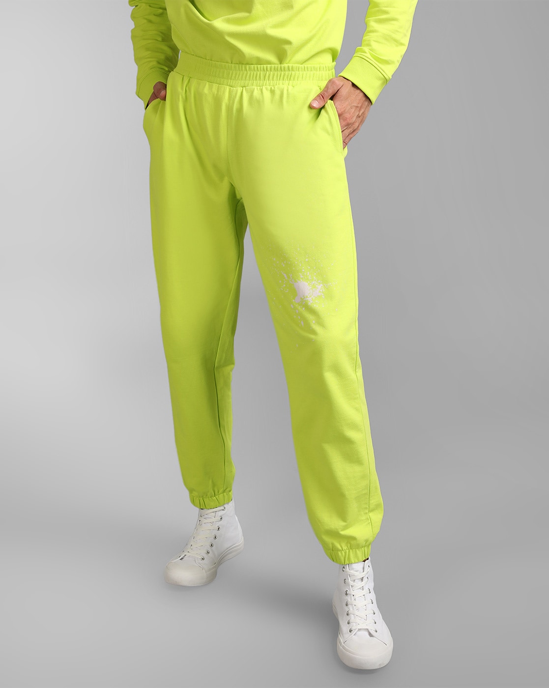 High-Rise Joggers with Drawstring