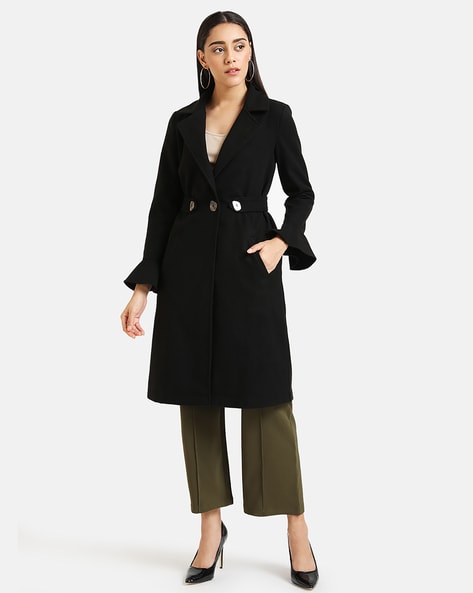 Buy Black Jackets Coats for Women by Kazo Online Ajio