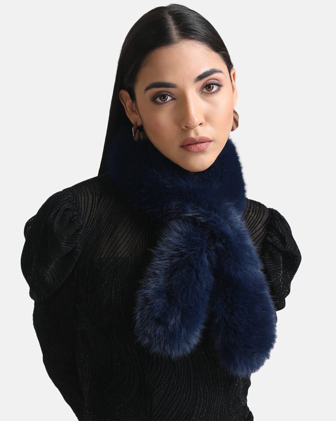 Textured Fur Scarf