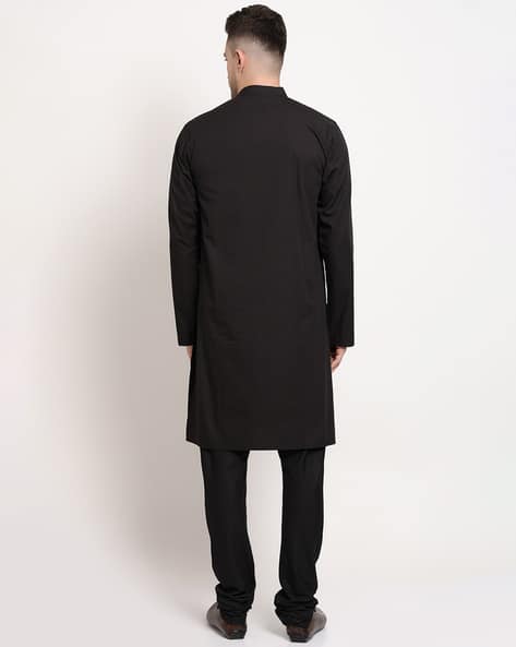 Buy Midav Kurta with Lace Placket Online | Ajio.com