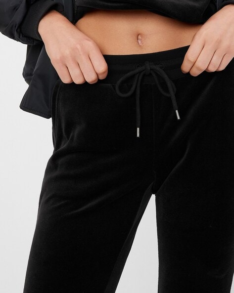 Buy Women Black Velvet Bell Bottom Pants Online at Sassafras