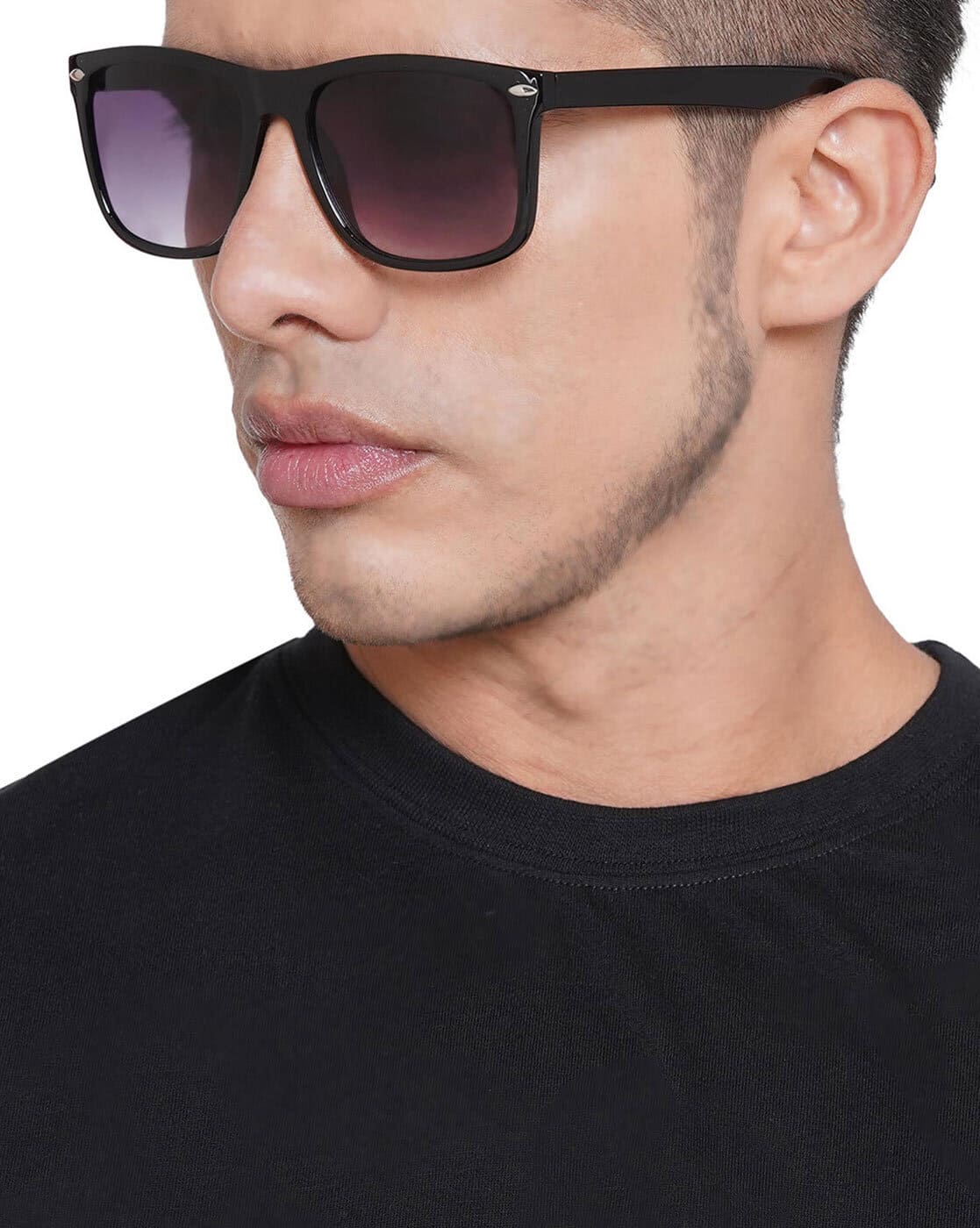 Buy CARLTON LONDON Men Grey Lens Black Wayfarer  Online | Ajio.com