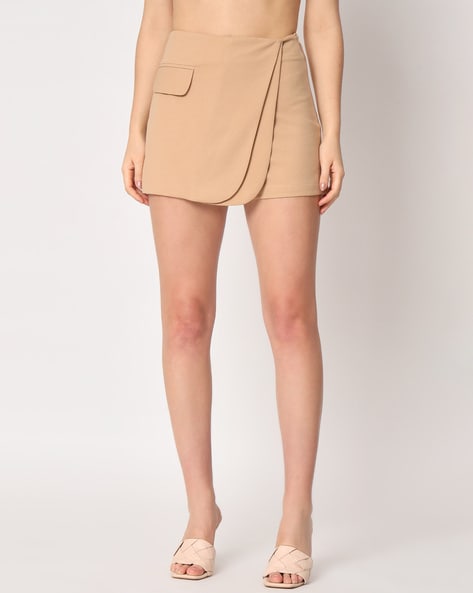 Tan 2025 skirt pockets