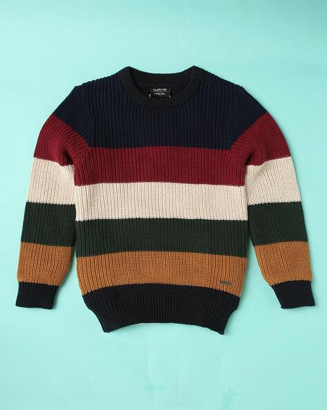 Buy Multicoloured Sweaters & Cardigans for Boys by Wotnot Online