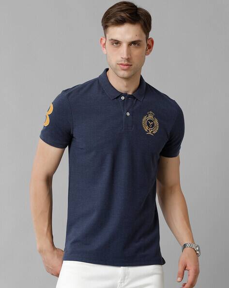 Regular Fit Polo T-Shirt with Short Sleeves