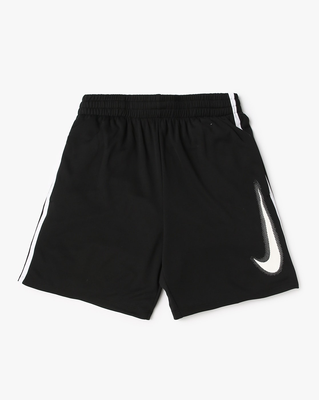 Mid-Rise Shorts with Placement Logo Print