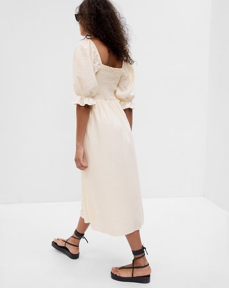 Buy Off-White Dresses for Women by GAP Online | Ajio.com