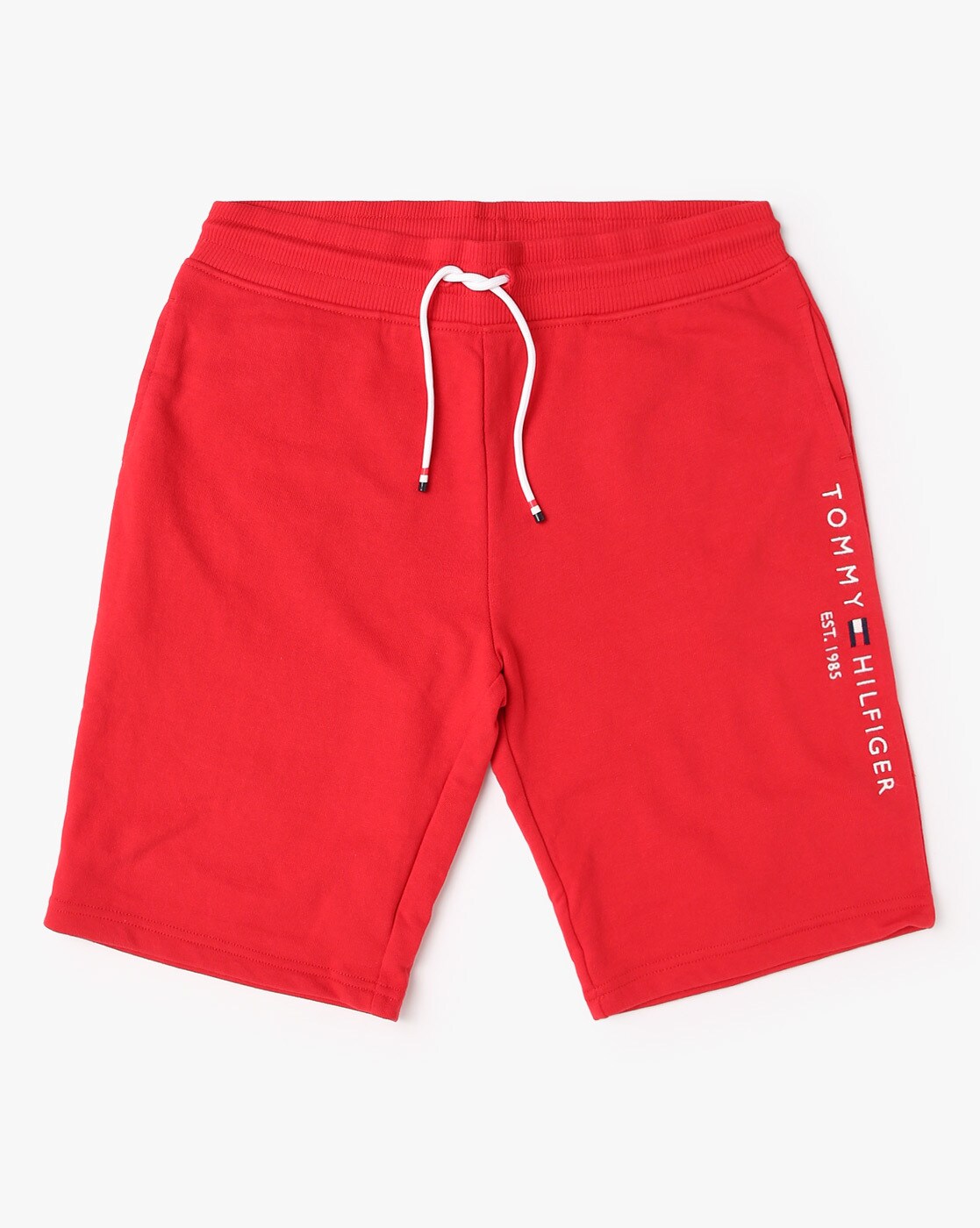 Red tommy store shorts