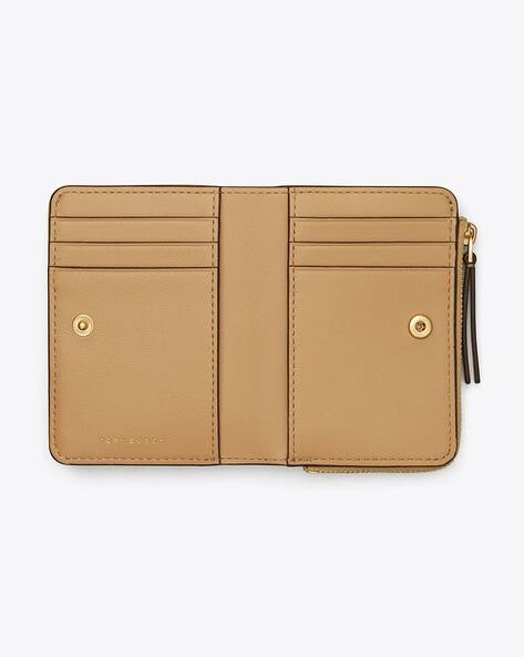 Buy Tory Burch Kira Chevron Bi-Fold Wallet | Beige Color Women 