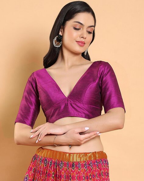 Buy Black Blouses for Women by Swtantra Online