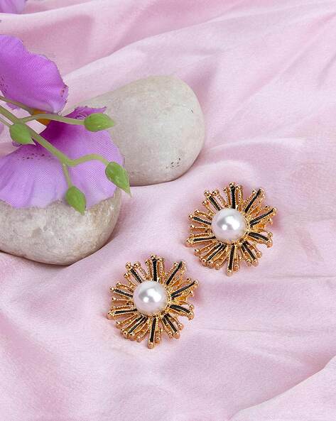 8.5-9.0 mm AAA Pink to Peach Freshwater Pearl Stud Earrings – Pearl Paradise
