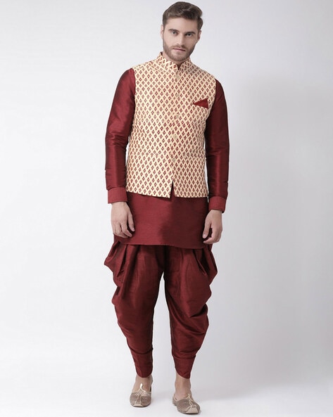 FASHIONZAADI Indian Clothing Men - Indian Men Tunic - Long Kurta for Men - Kurta  Pajama Pants for Men - Indian Suits - Kurta - Nehru Jacket Mens - Indian  Kurta Sets -