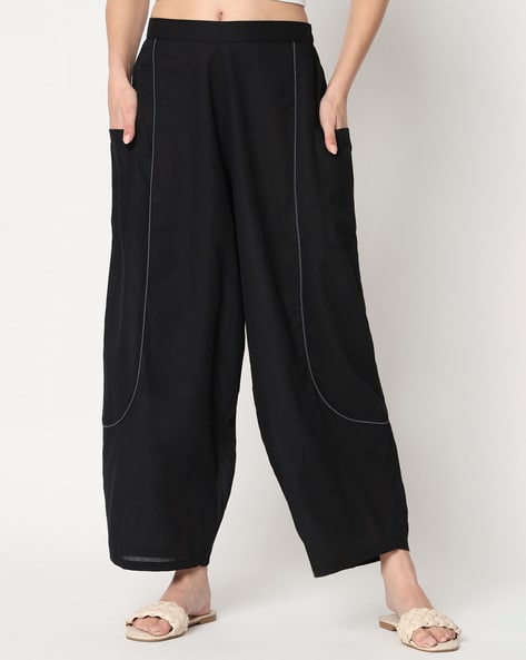 Plain Black Women Cotton Cargo Pant, Waist Size: 28.0 at Rs 420/piece in  Barasat