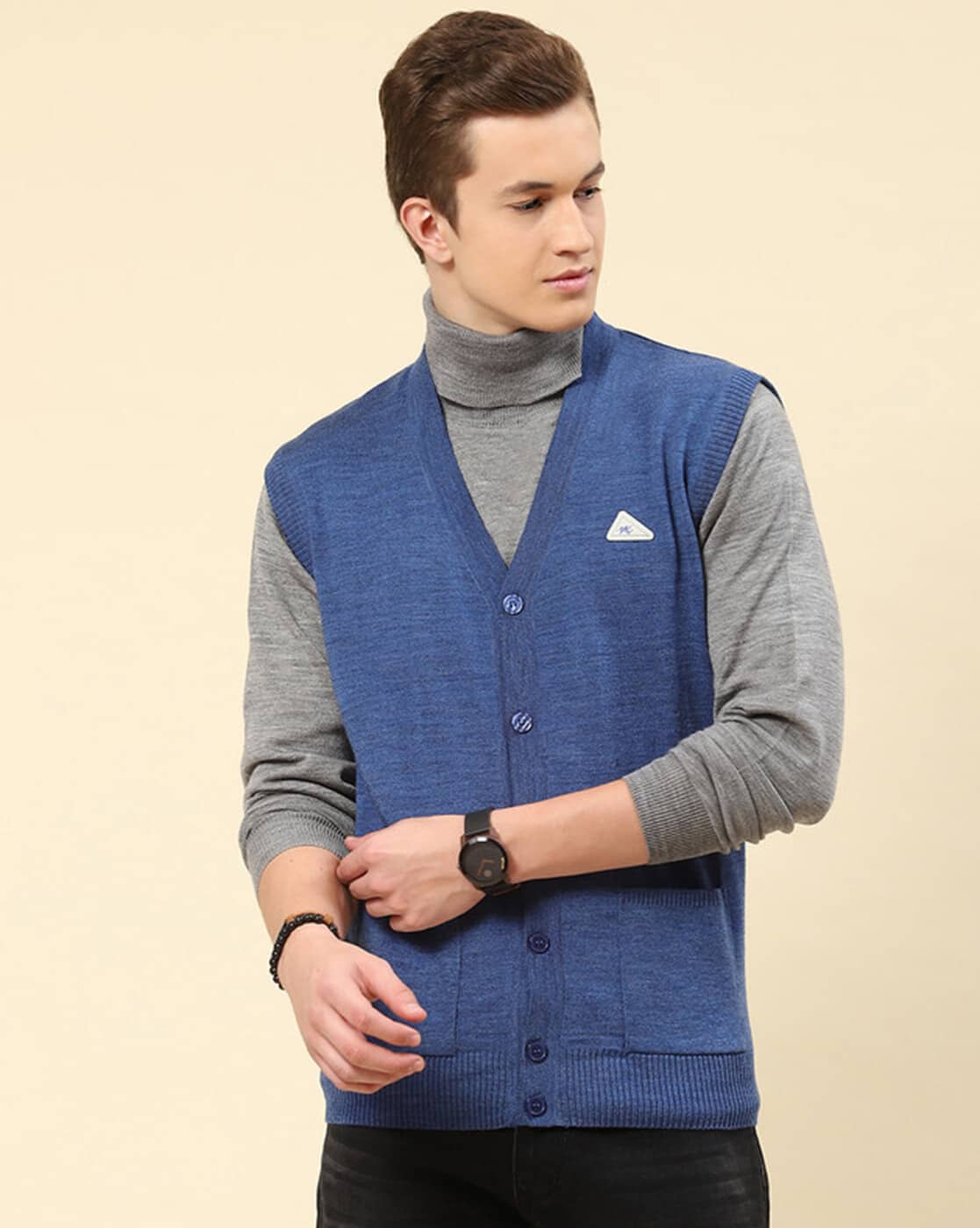 Cardigan Mens Tank Jumper Mens Sleeveless Sweater Jumper