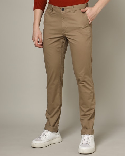 Khaki Trousers | Buy Khaki Trousers Online in India at Best Price