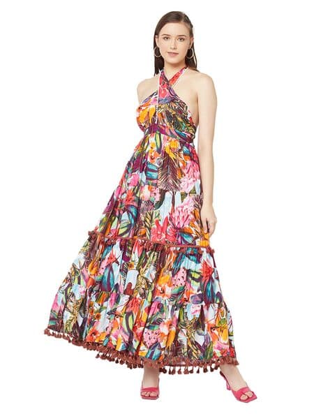 Price History of LITZO Dress for Women || Western Dresses for Women || One  Piece Maxi Dress (L-29-31-1) from Amazon 63_77444108