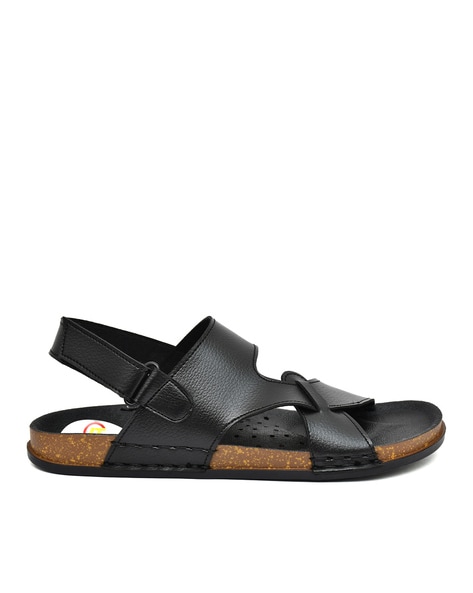 Open-Toe Double Strap Sandals with Velcro-Fastening