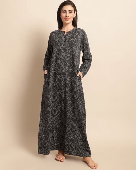 Buy Black Nightshirts&Nighties for Women by Kanvin Online