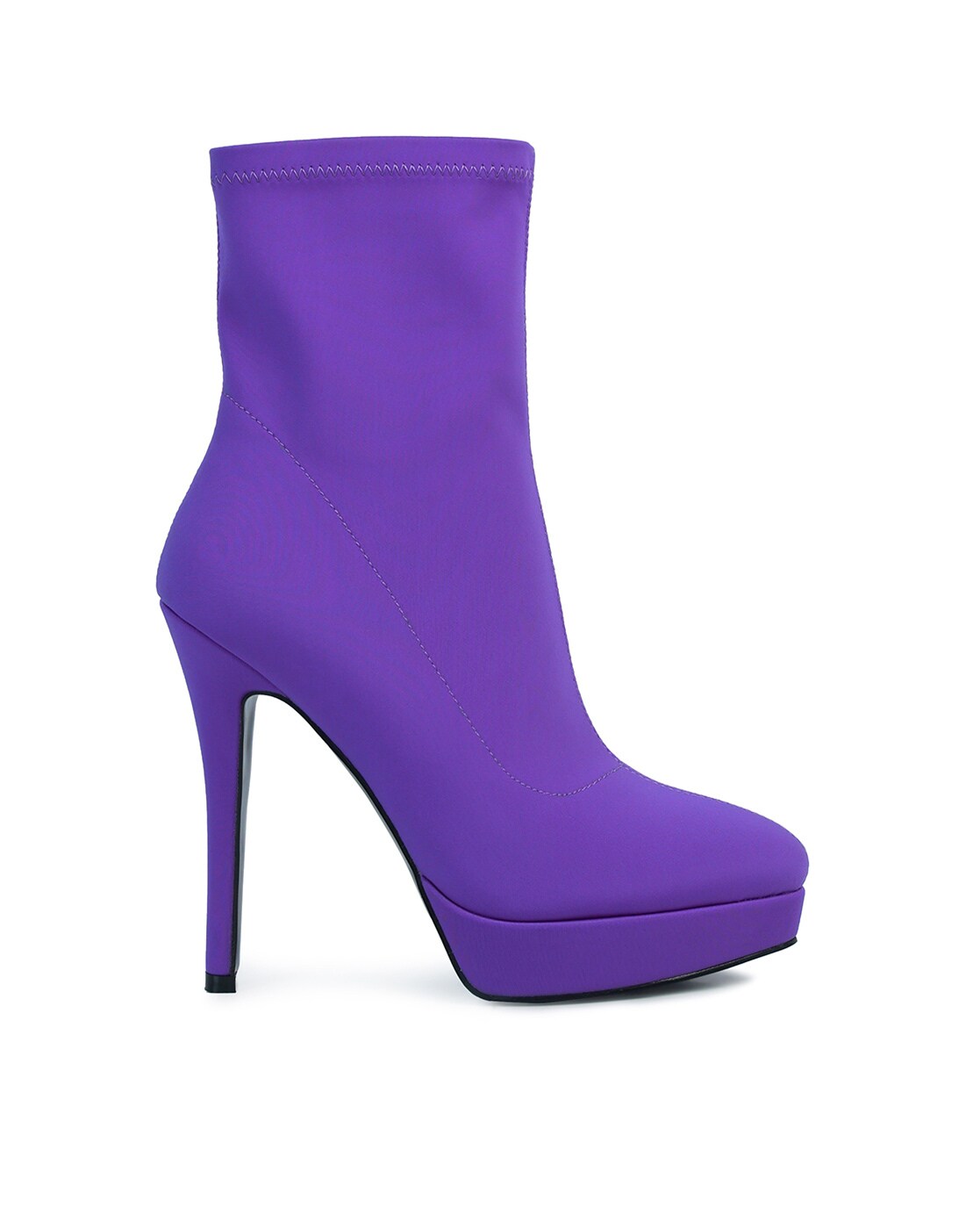 Purple hot sale sock boots