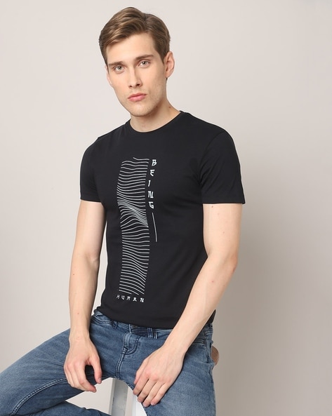 Buy Black Tshirts for Men by Being Human Online | Ajio.com