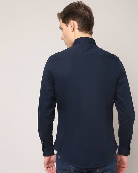 Men Slim Fit Cotton Shirt