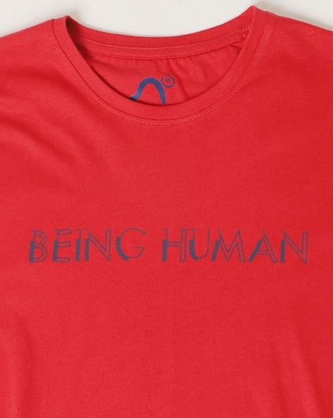 Being human red t shirt deals