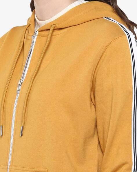 Buy Mustard Sweatshirt Hoodies for Women by ALAN JONES CLOTHING
