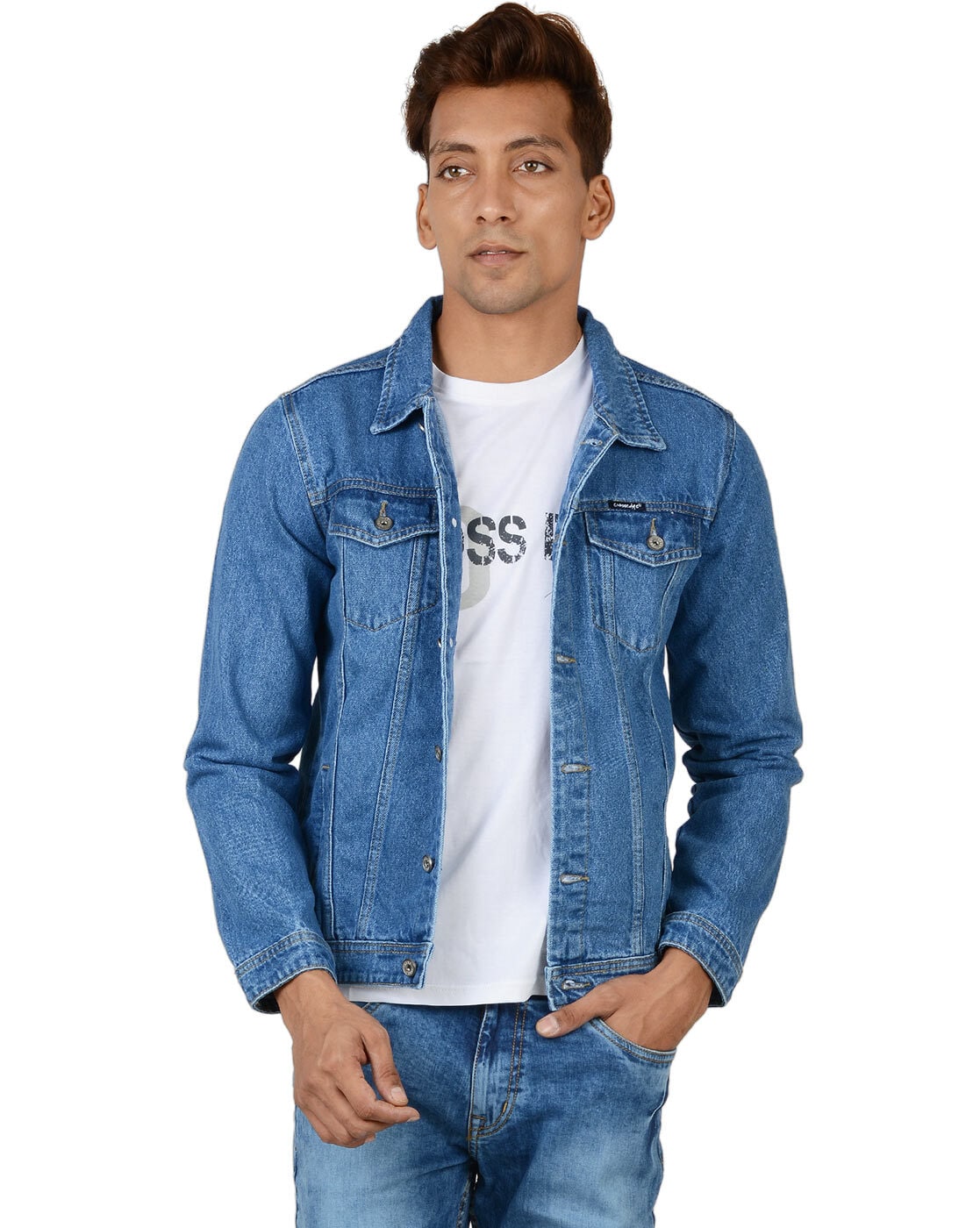 Buy Locomotive Black Denim Jacket for Men Online at Rs.1029 - Ketch