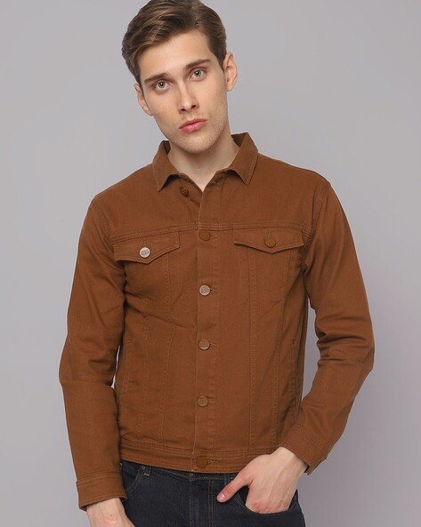 Buy Brown Jackets & Coats for Men by Buda Jeans Co Online