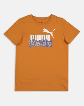 Buy Yellow Tshirts for Boys by PUMA Online | Ajio.com