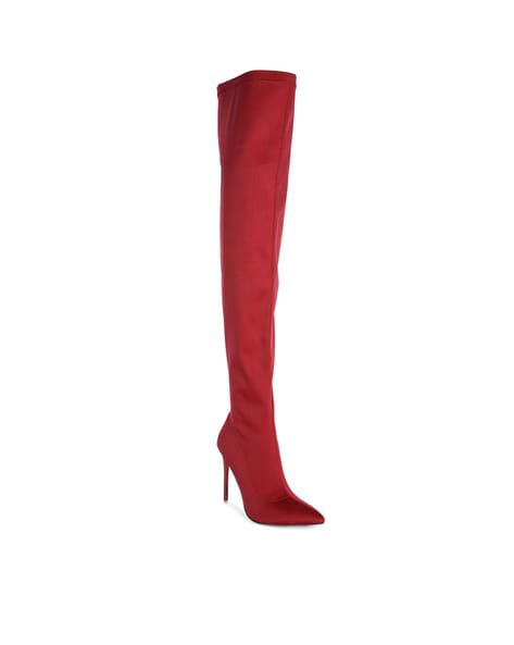 Knee length clearance boots online india