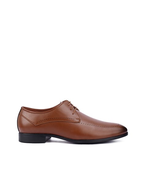 Round-Toe Lace-Up Derbys
