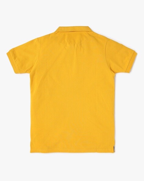 mustard yellow boy shirt