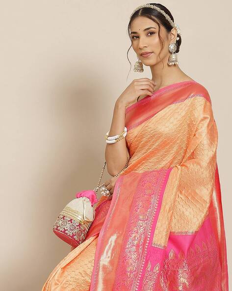 Heavy Devsena Soft Silk Saree with beautiful design..