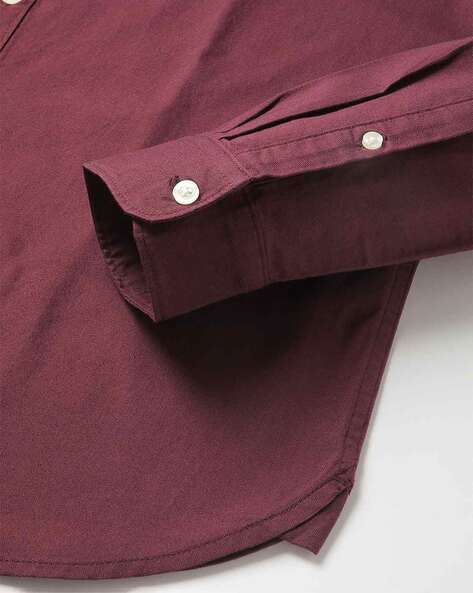 Buy Maroon Shirts for Men by THE BEAR HOUSE Online