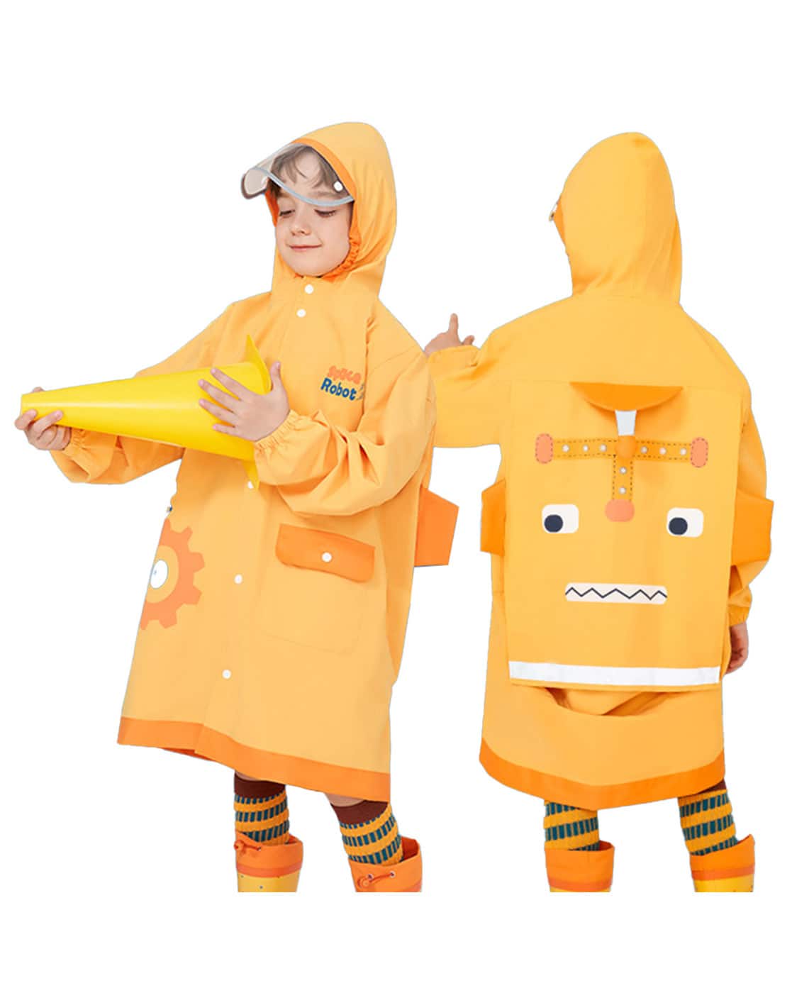Buy Yellow Rainwear and Windcheaters for Girls by Little Surprise