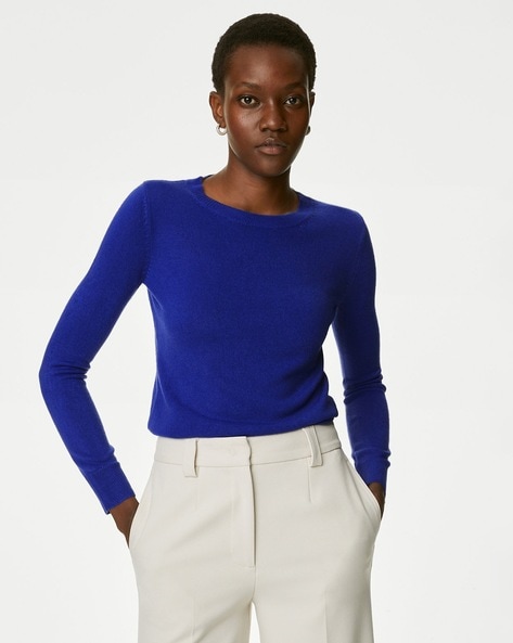 Marks & Spencer Crew-Neck Supersoft Pullover