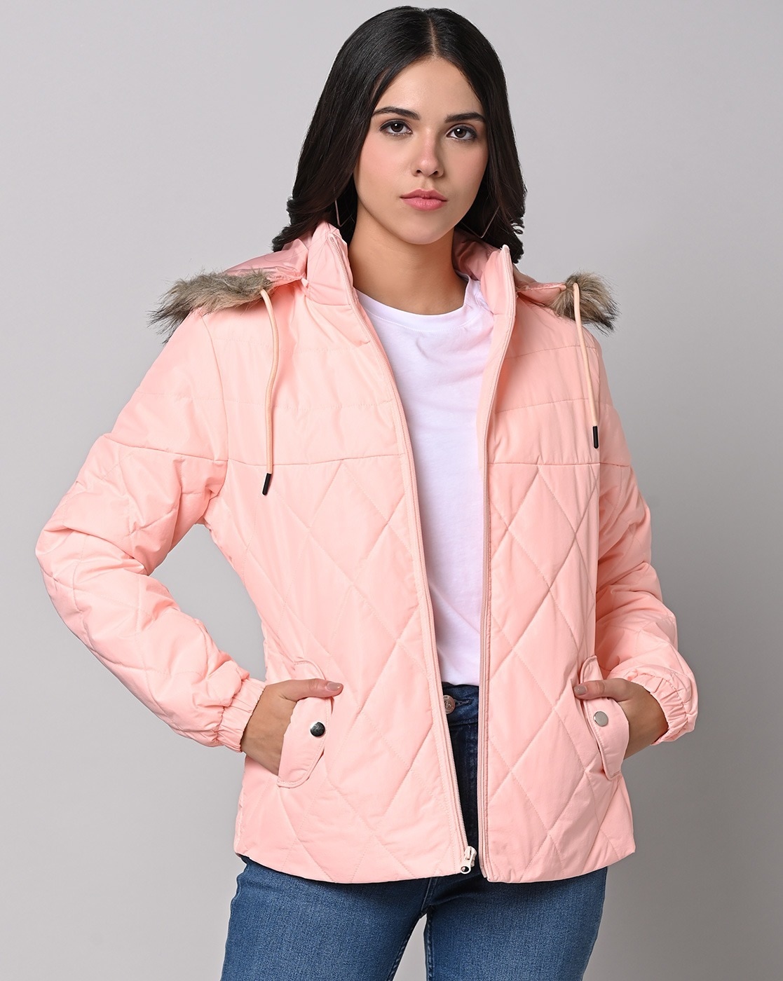 Light Pink Puffer Jacket – Indie Collection