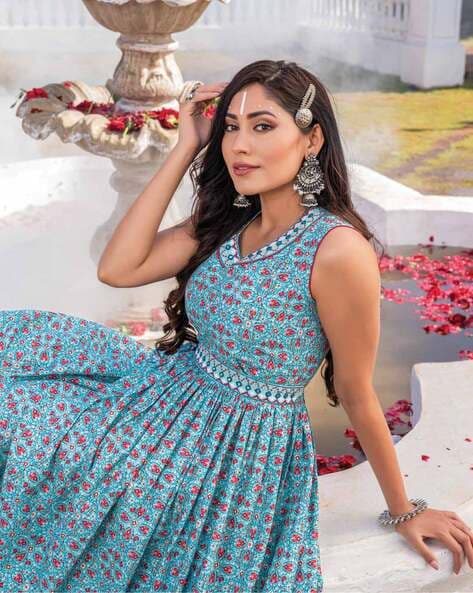 Buy Sky blue Dresses for Women by Kiana House Of Fashion Online