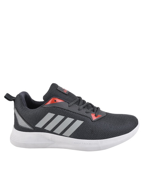 Round-Toe Sports Shoes with Lace Fastening