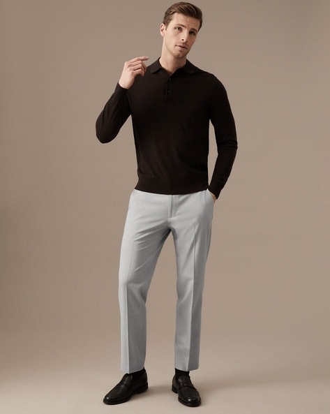 PARK AVENUE Regular Fit Men Grey Trousers - Buy PARK AVENUE Regular Fit Men Grey  Trousers Online at Best Prices in India | Flipkart.com