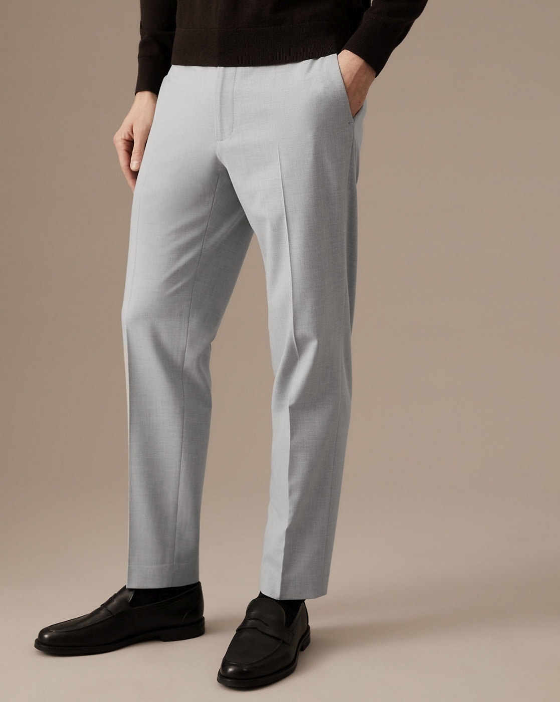 Buy Van Heusen Men Skinny Fit Formal Trousers - Trousers for Men 22620654 |  Myntra