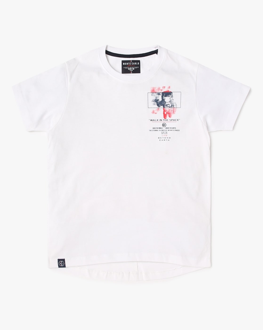 Buy LIFE Printed Cotton Round Neck Boys T-Shirt