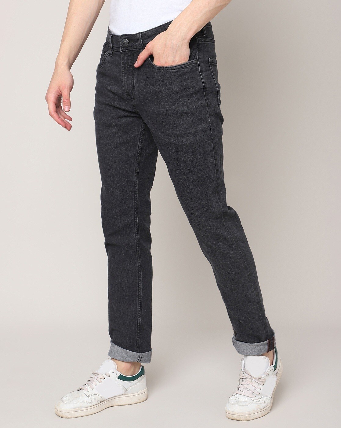 Calvin Klein Slim Fit Black Denim Jeans | SportsDirect.com USA